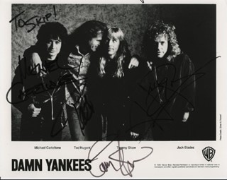 Damn Yankees autograph