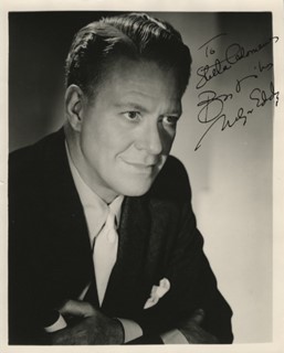 Nelson Eddy autograph