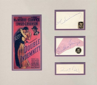 Double Indemnity autograph