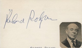 Richard Rogers autograph