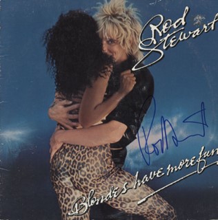 Rod Stewart autograph