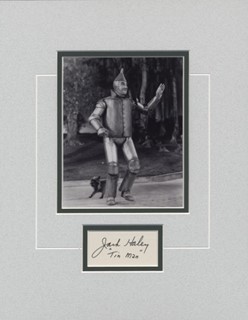 Jack Haley autograph