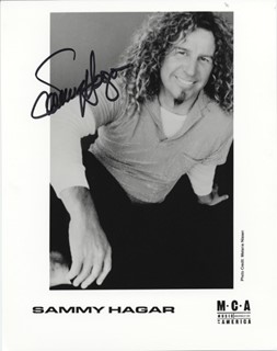 Sammy Hagar autograph