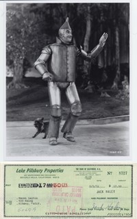 Jack Haley autograph