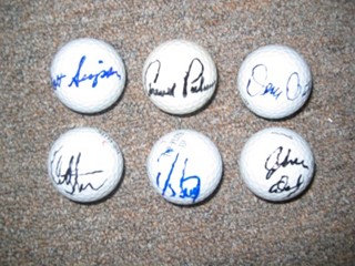 Signed Golf Ball Lot #3 autograph