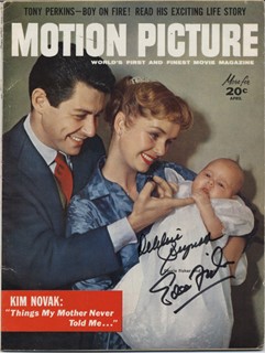 Eddie Fisher and Debbie Reynolds autograph
