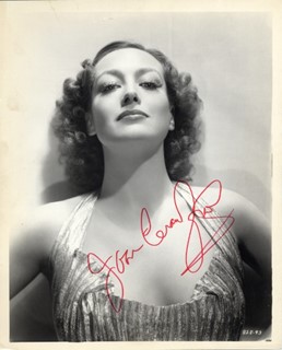Joan Crawford autograph