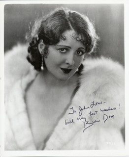 Billie Dove autograph
