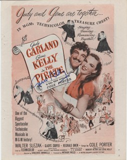 Gene Kelly autograph