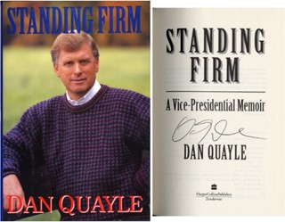 Dan Quayle autograph