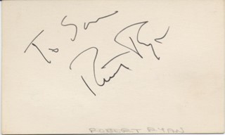 Robert Ryan autograph