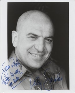 Telly Savalas autograph