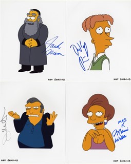 The Simpsons autograph