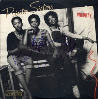 The Pointer Sisters autograph