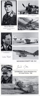 German Aces autograph