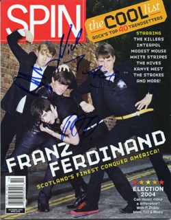 Franz Ferdinand autograph