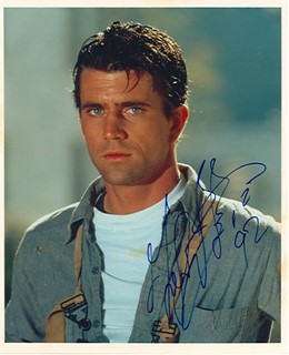 Mel Gibson autograph