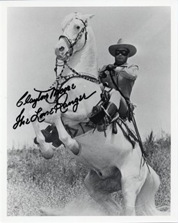 Clayton Moore autograph