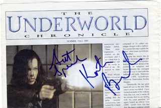 The Underworld Chronicle autograph