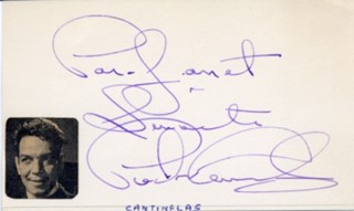 Cantinflas autograph