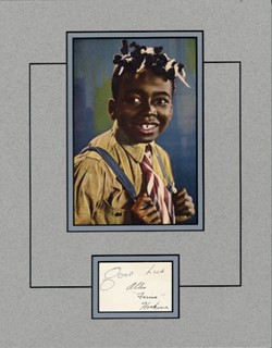 Allen 'Farina' Hoskins autograph