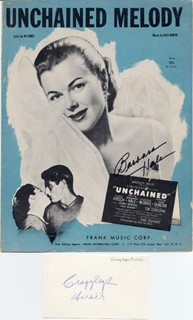 Unchained Melody autograph