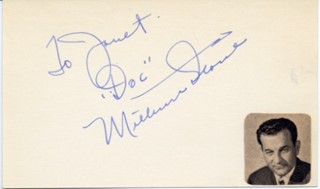 Milburn Stone autograph