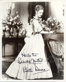 Bette Davis autograph
