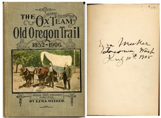 Ezra Meeker autograph