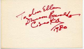 Duncan Renaldo autograph