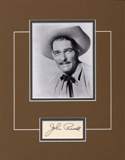 John Russell autograph