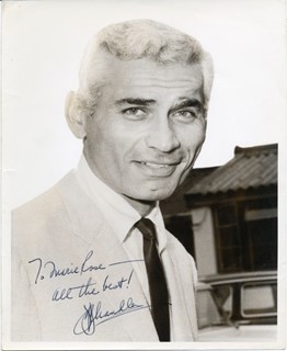 Jeff Chandler autograph