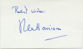 Rex Harrison autograph