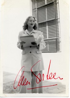 Ann Sothern autograph