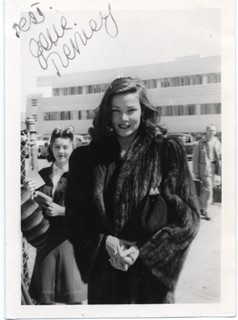 Gene Tierney autograph