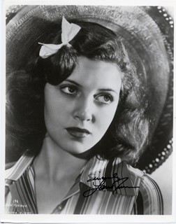 Lana Turner autograph