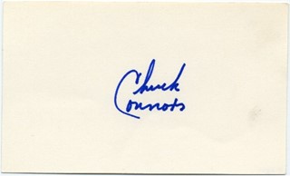 Chuck Connors autograph