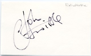 John Entwistle autograph