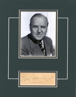 William Frawley autograph