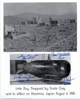 Enola Gay autograph