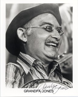 Grandpa Jones autograph