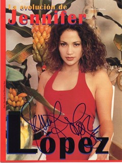Jennifer Lopez autograph