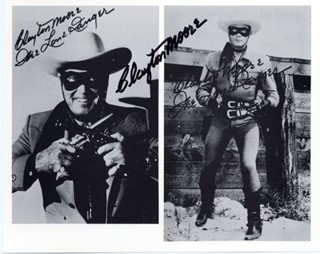 Clayton Moore autograph