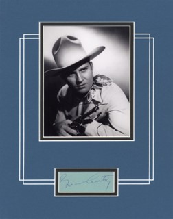 Gene Autry autograph