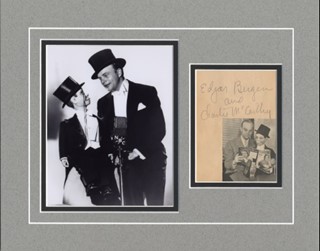 Edgar Bergen autograph