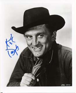 Kirk Douglas autograph