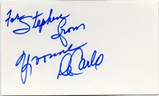 Yvonne DeCarlo autograph