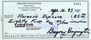 Gregory 'Pappy' Boyington autograph