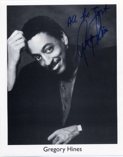 Gregory Hines autograph
