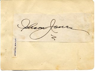 Isham Jones autograph